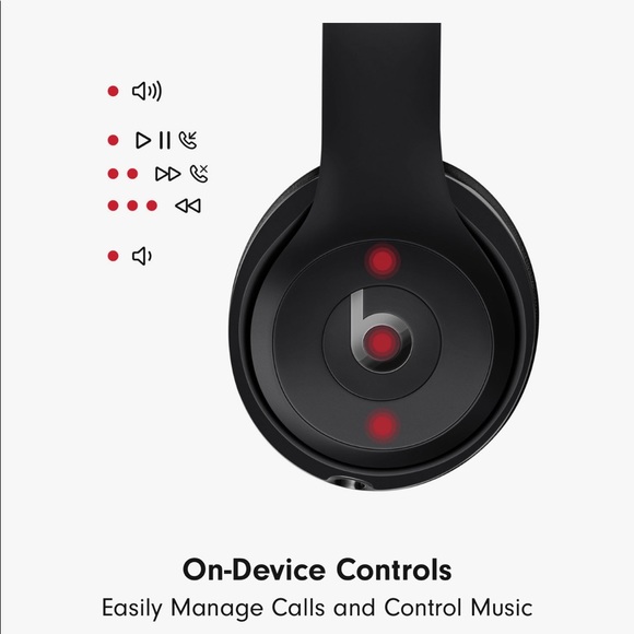 Wireless beats headphones + case and cords - Picture 3 of 4